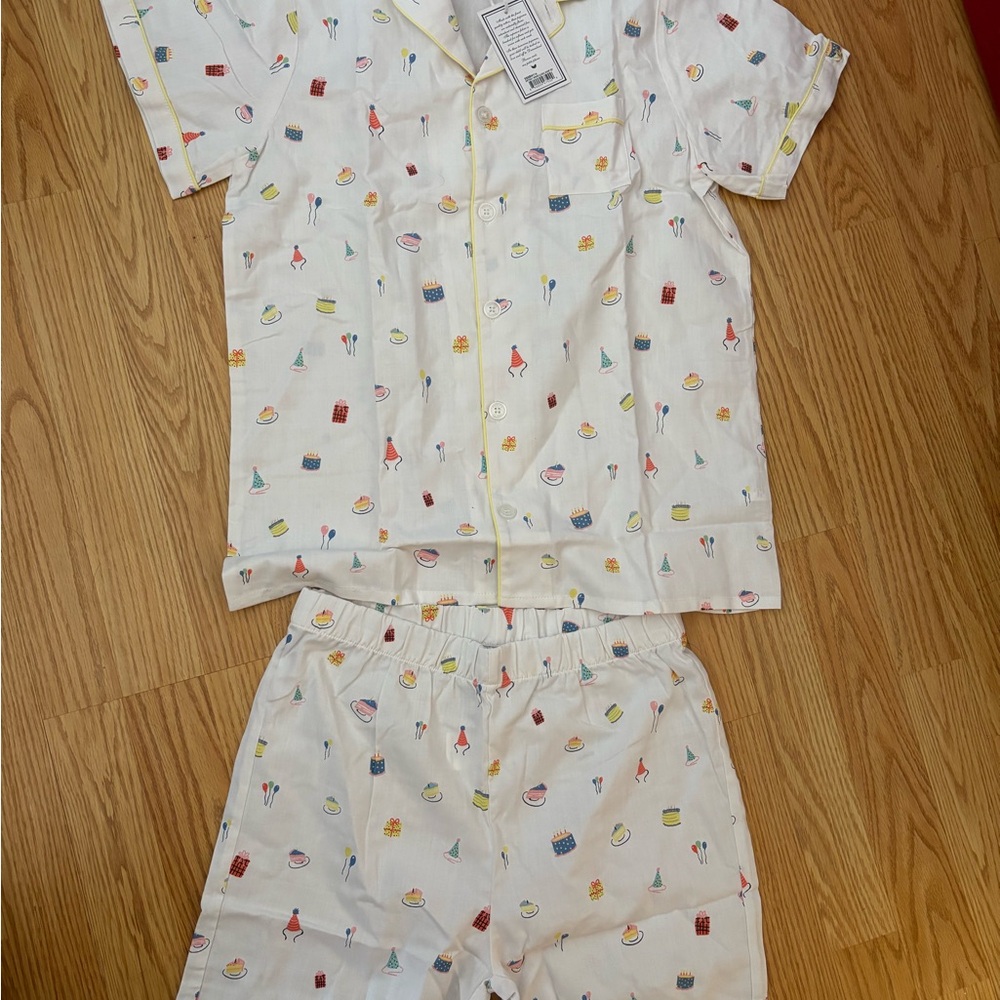 Kids Colorful Print Pajama Set